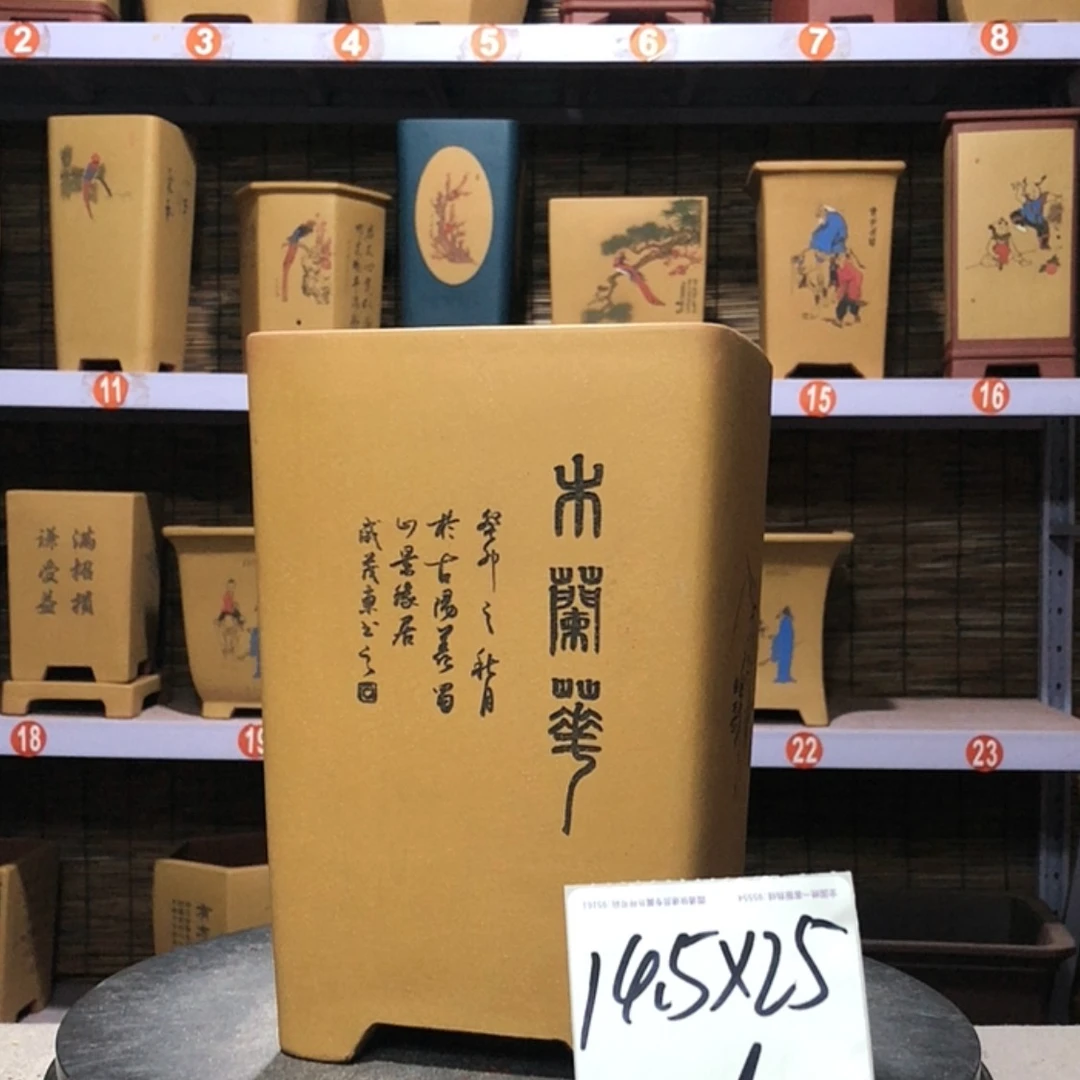 【闪购商品】紫砂花盆鹤