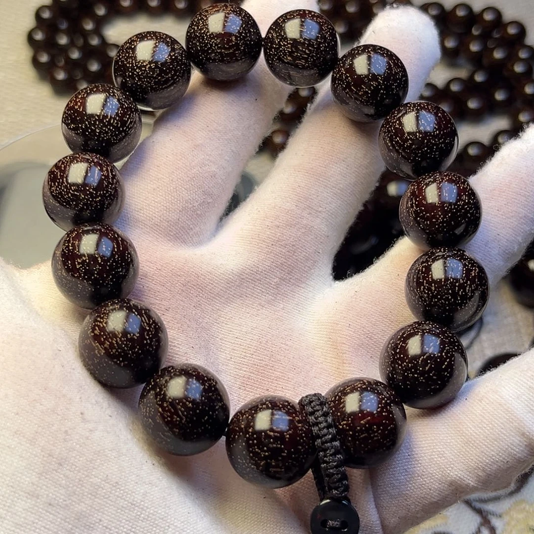 檀香紫檀（小叶紫檀）1.5 15颗爆星