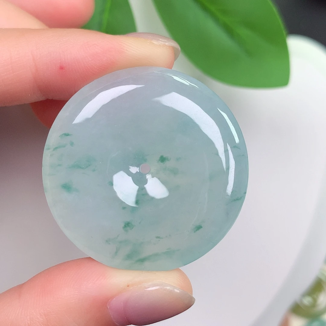 颈饰未镶嵌翡翠45/34.6-5.6mm