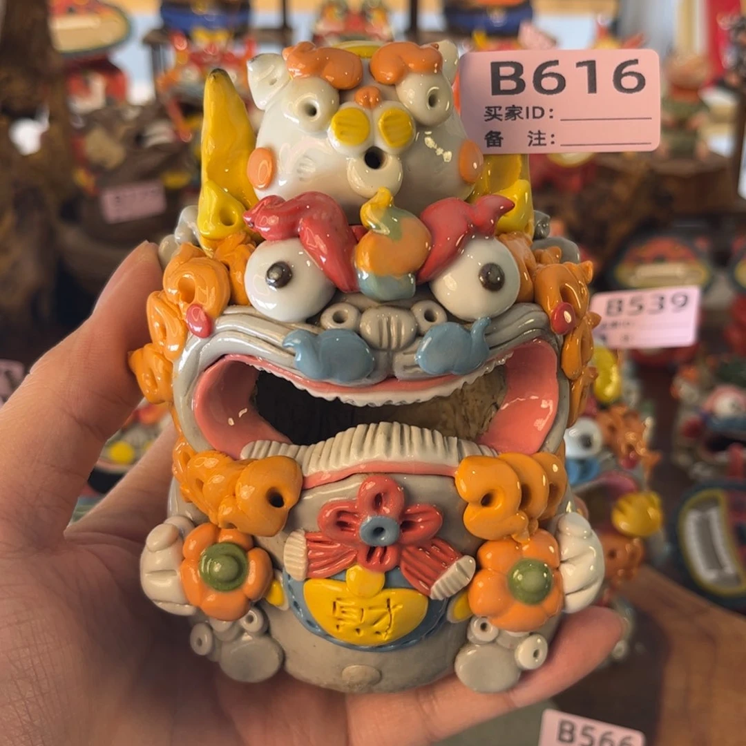 泥塑秀*纯手工茶宠摆件