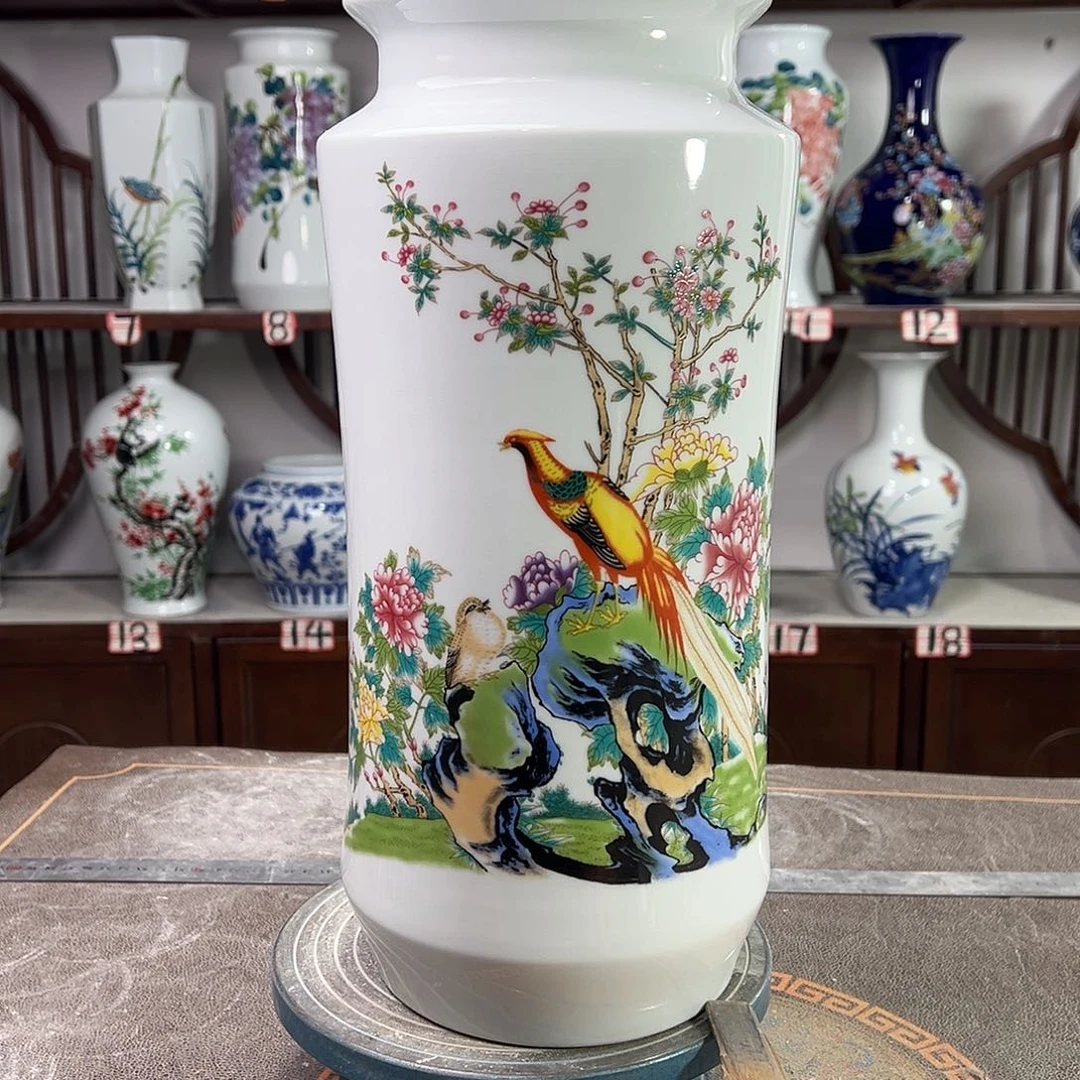 陶摆件景德镇陶瓷书富贵