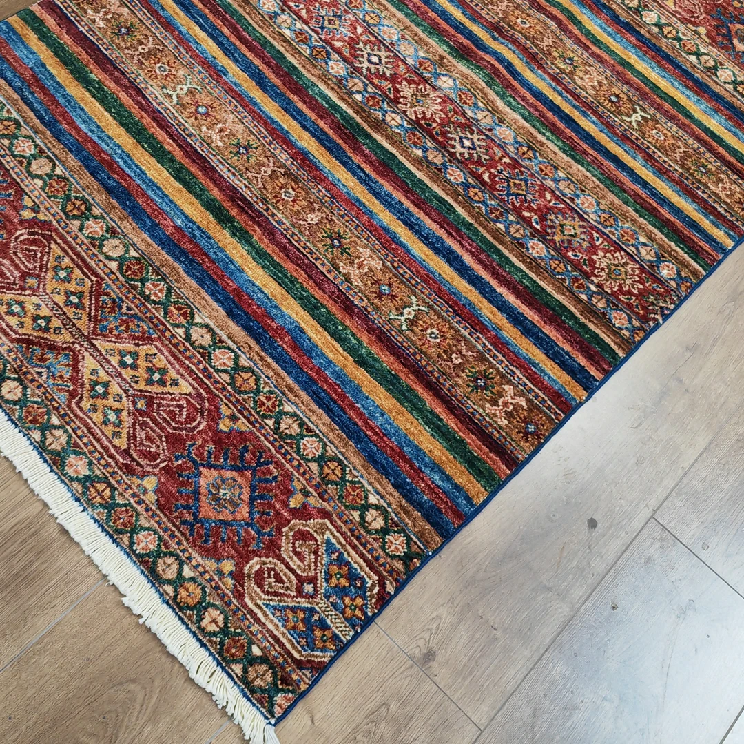 伊朗进口复古卧室书房床边毯手工编织地毯民族风尺寸118cm*175cm