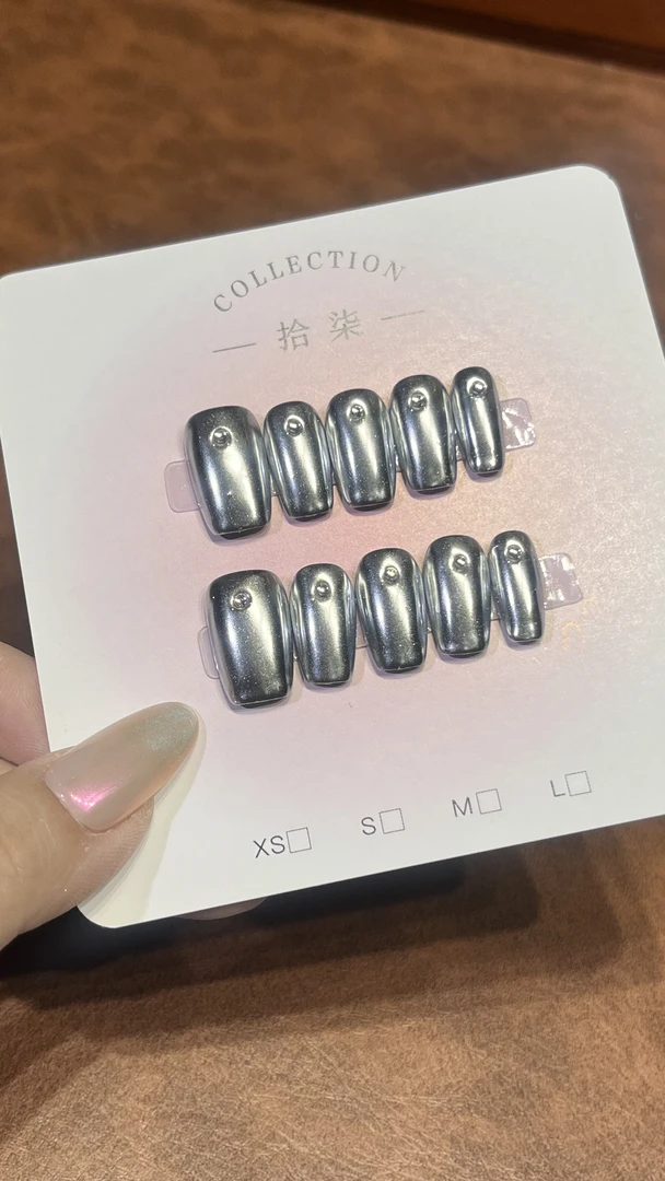 「女战士」-拾柒家手工穿戴甲 镜面墨镜款 时尚 高级 辣妹风