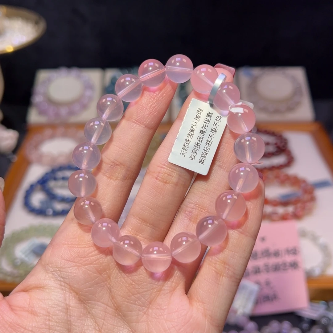 水晶手串未镶嵌?****﹉10m收藏级粉马粉