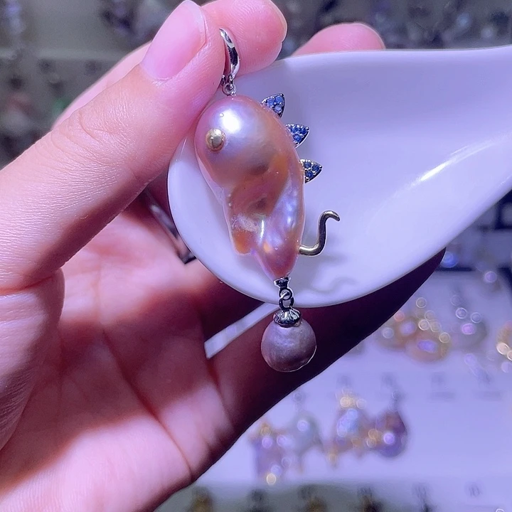颈饰合金淡水珍珠16