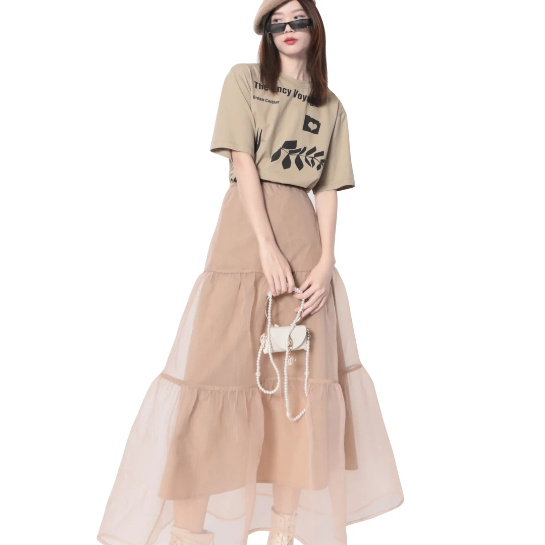 DNCY泡泡纱塔裙DA23122151