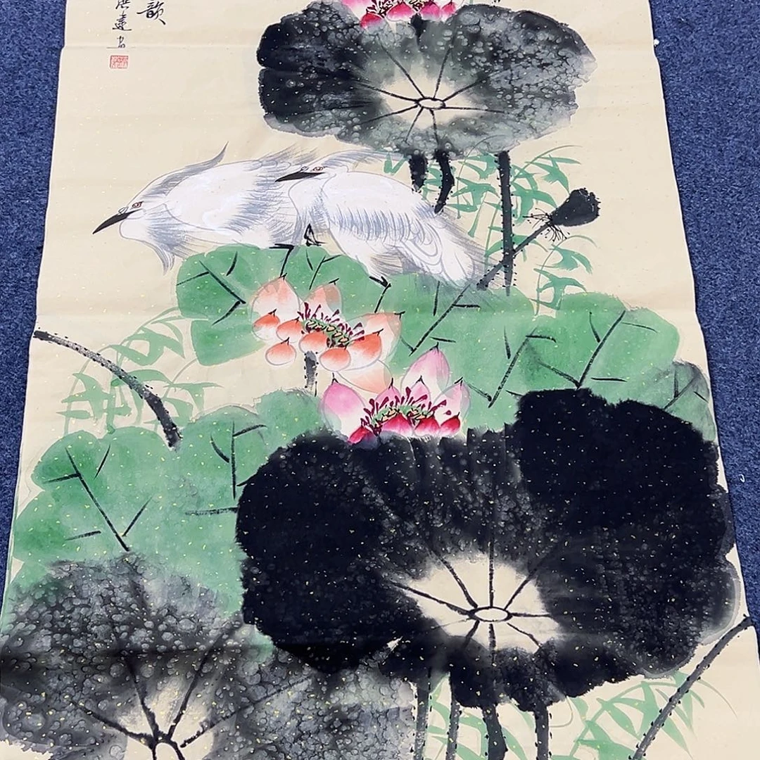 国画事事顺心如意万事如意万事