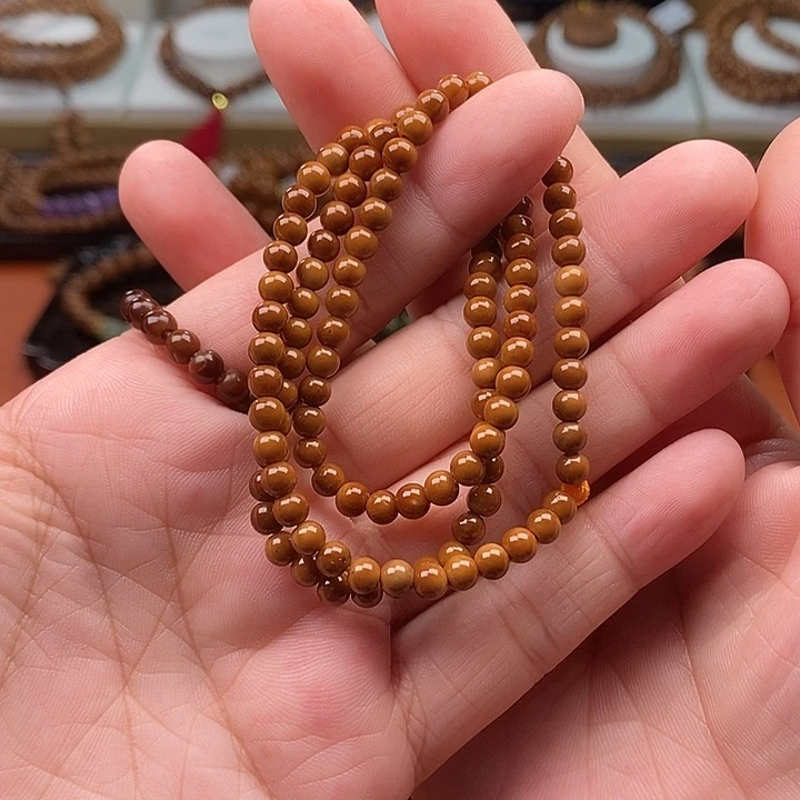 手串库克0.4圆珠多圈114颗