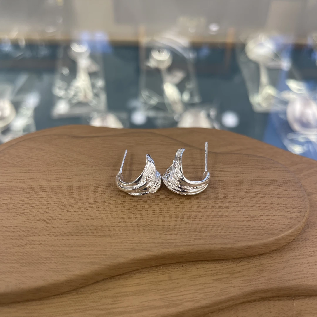 925银耳饰 耳钉 小巴 气质轻奢百搭小众简约