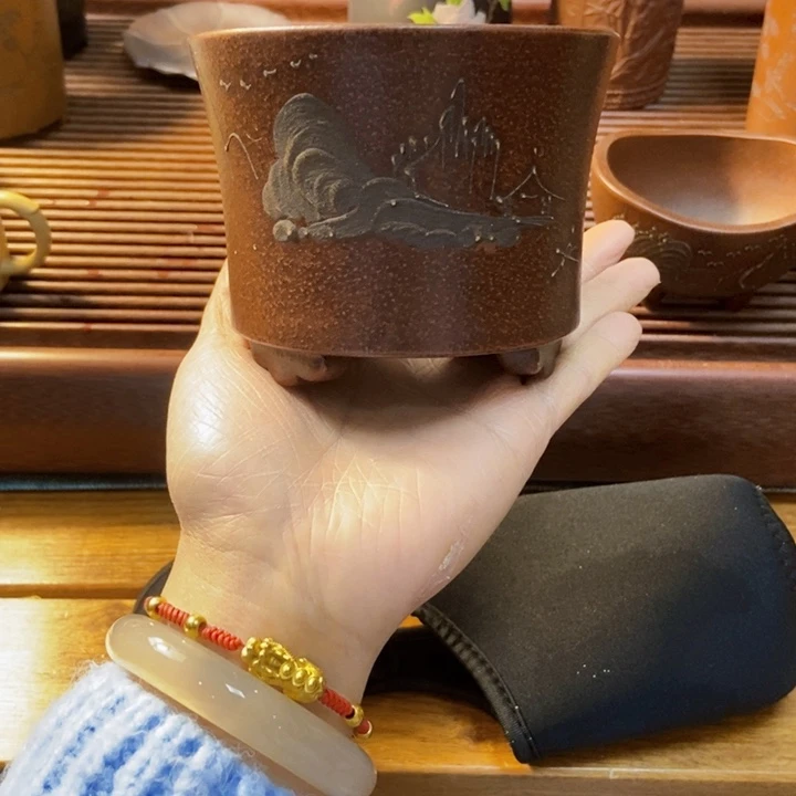 紫砂花盆紫砂花盆