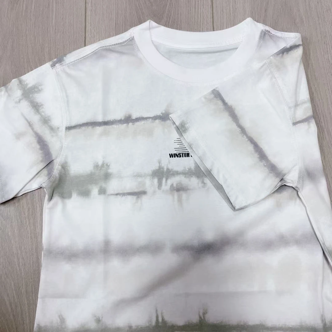 男童夏季复古宽松短袖T恤中大童圆领半袖上衣 8007