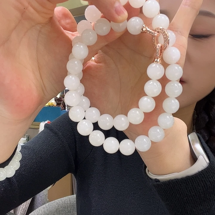 和田玉未镶嵌手链