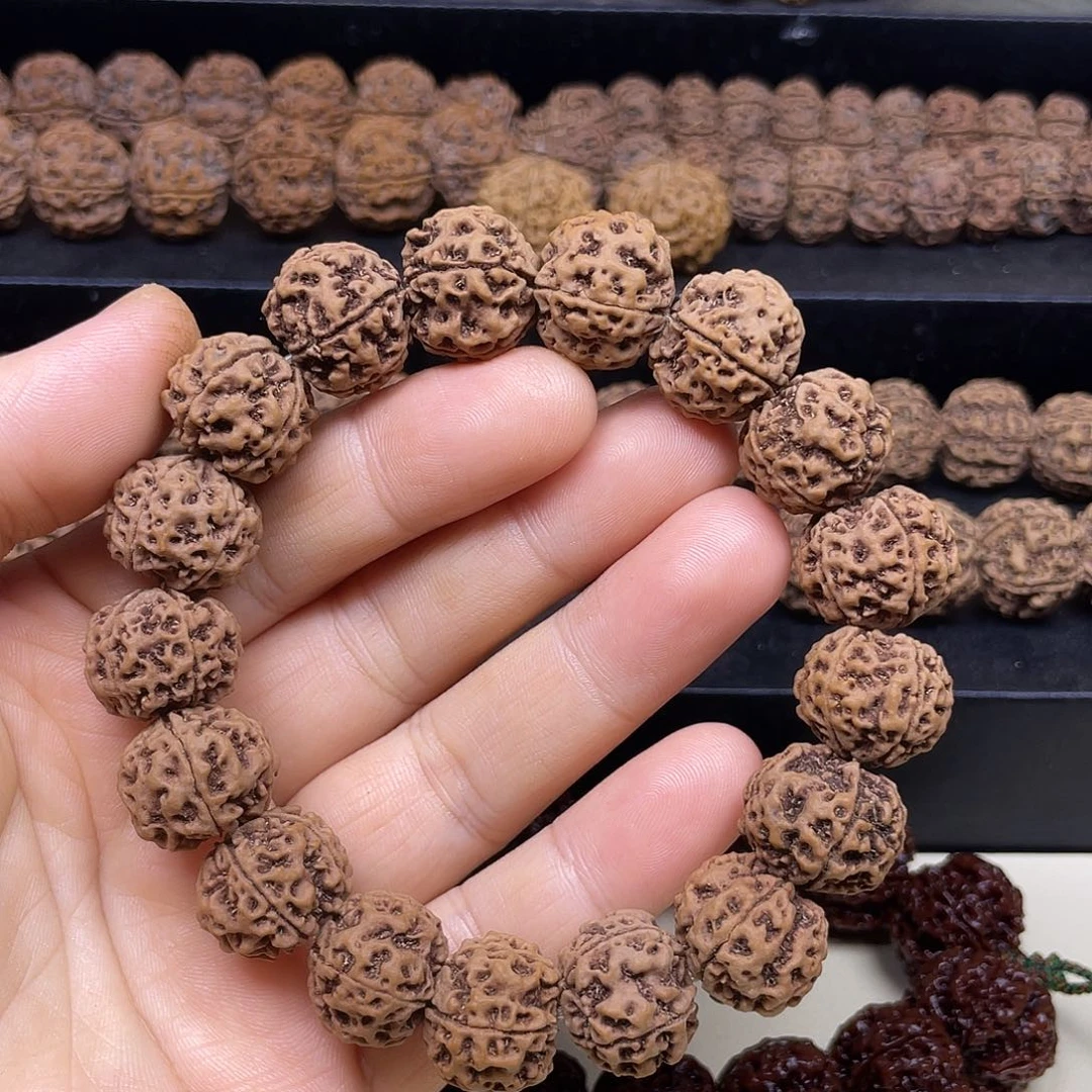 金刚菩提手串18mm老五星蜂窝