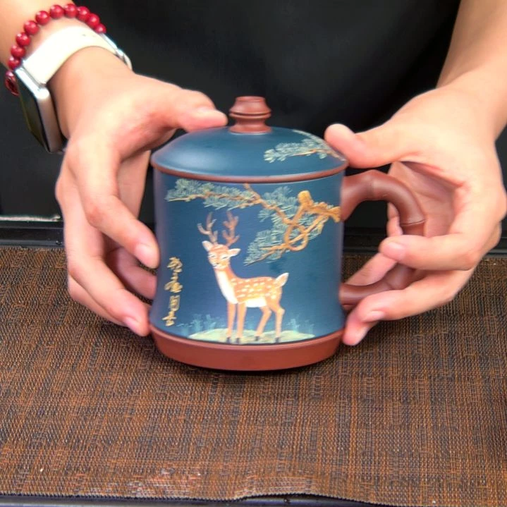 茶杯紫砂高货放漏
