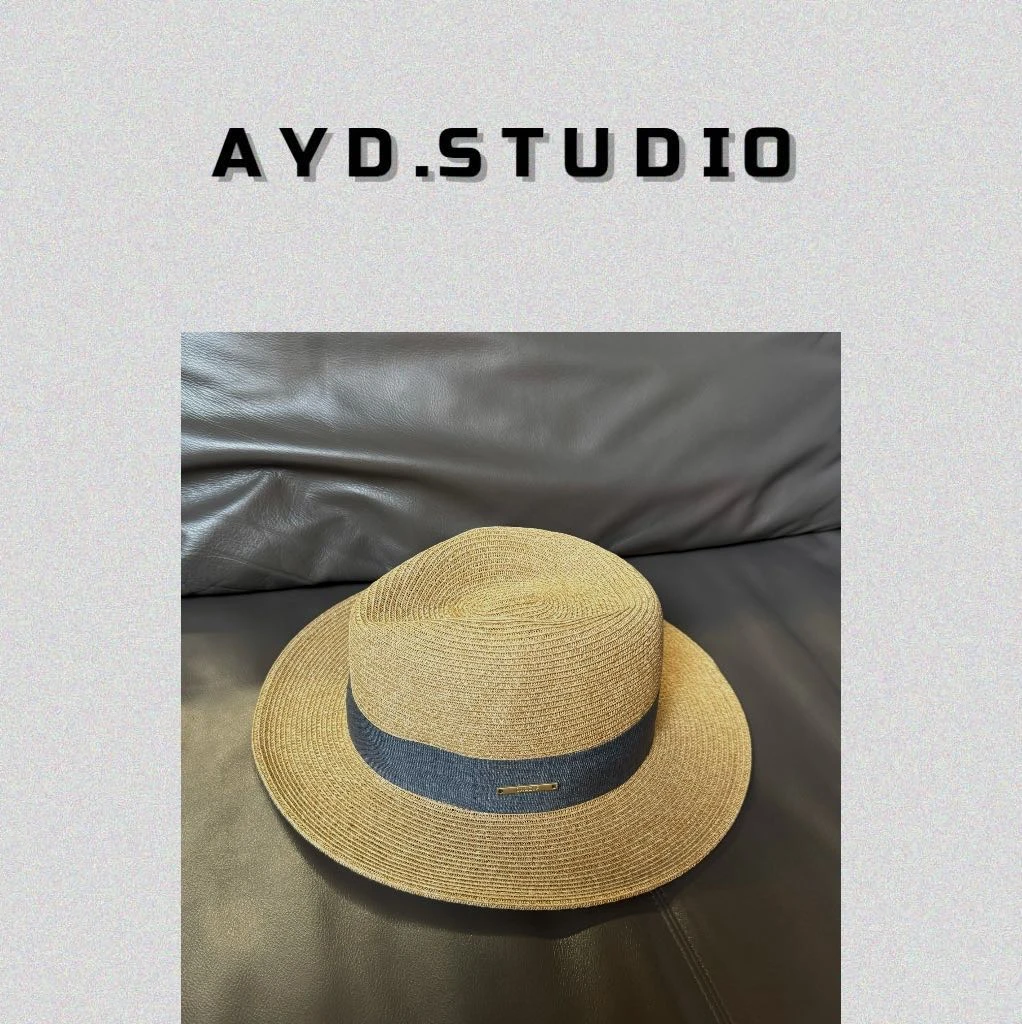 （打折出售不退不换）AYD.STUDIO时尚拉菲编织草帽