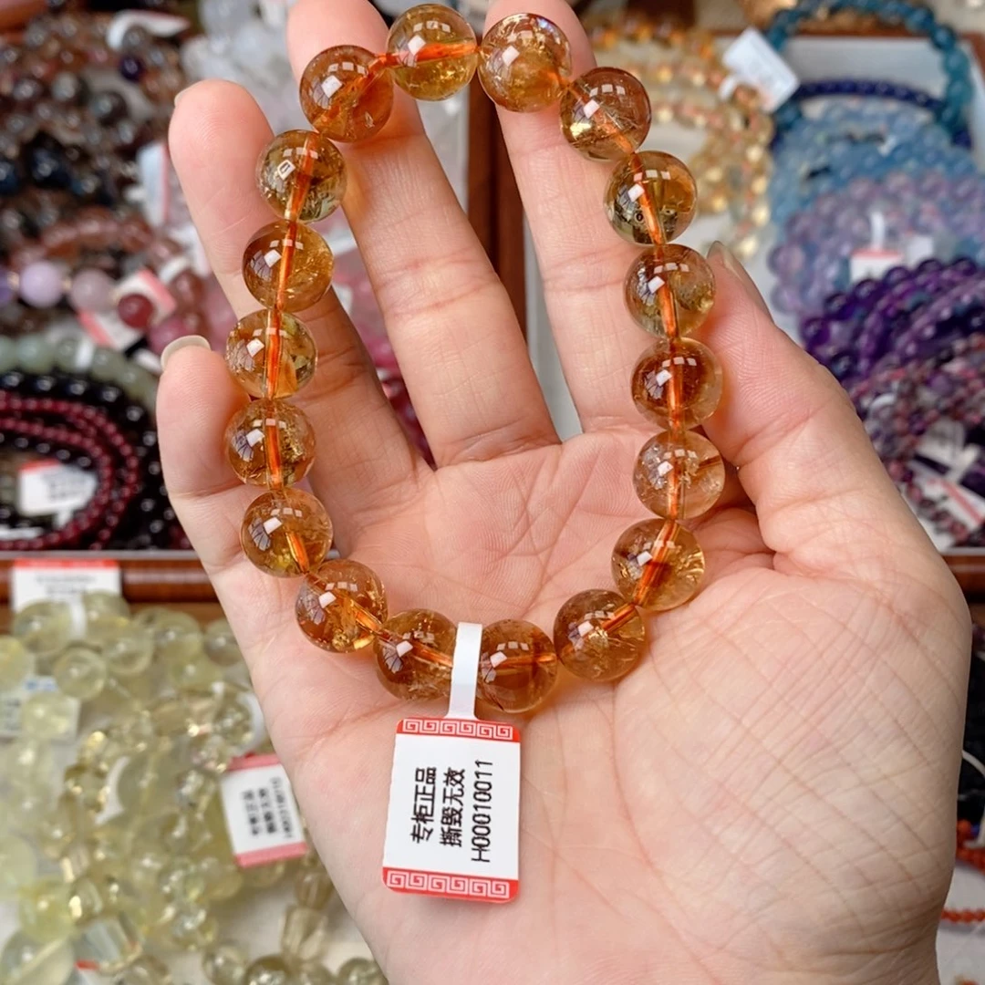 水晶手链未镶嵌黄塔晶11