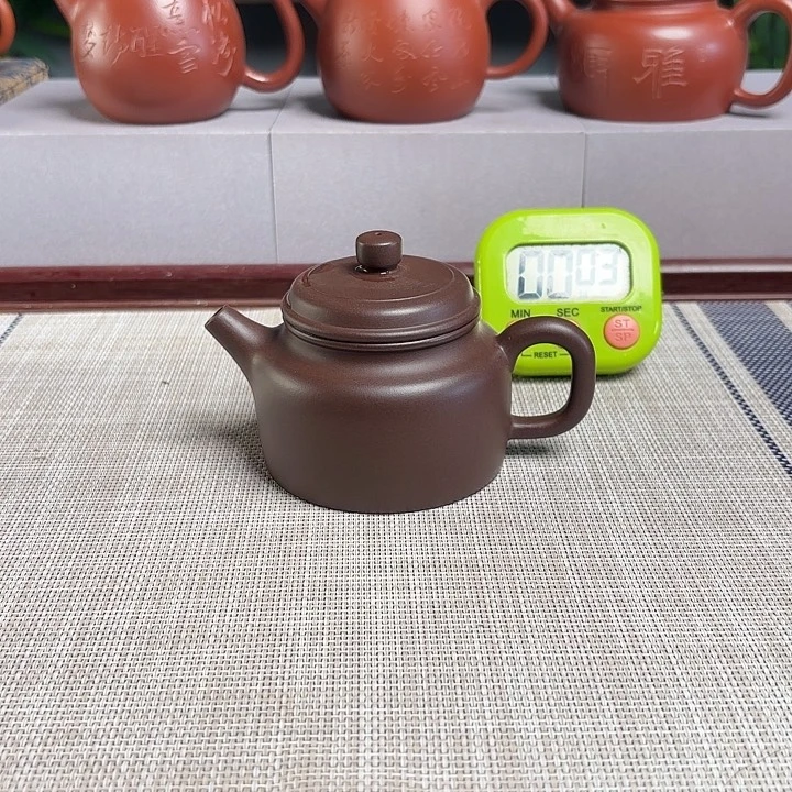 丁***华茶壶紫砂宜兴原矿泥料手工紫砂壶