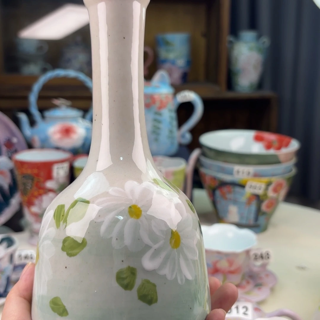 景德镇手绘高温釉下彩陶瓷茶具