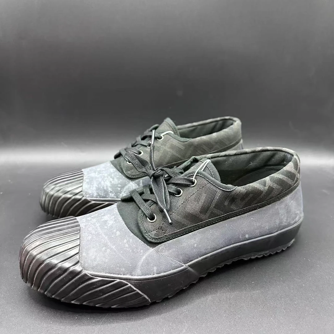 95新 FENDI/芬迪 【福利】男士蓝色扎染时尚百搭休闲板鞋42码 lb276