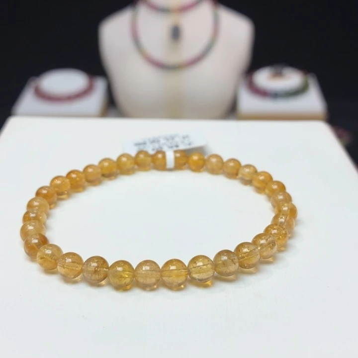 碧玺手链未镶嵌5.5mm±