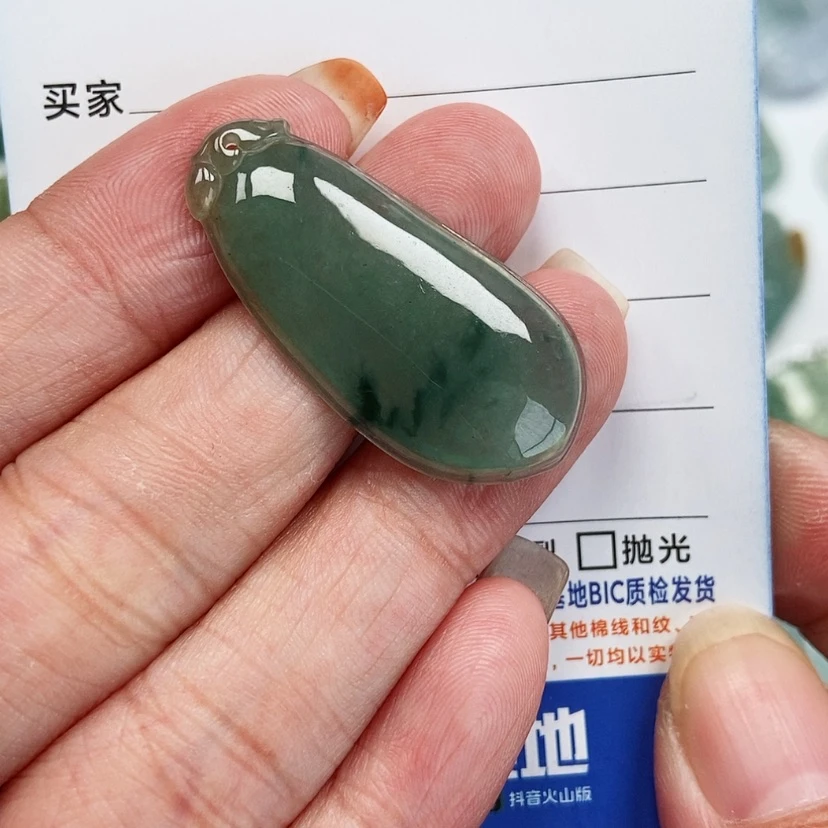 【闪购商品】翡翠颈饰未镶嵌福瓜