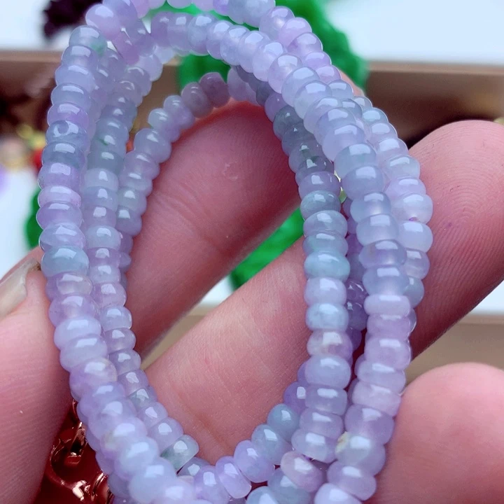 翡翠未镶嵌毛衣链