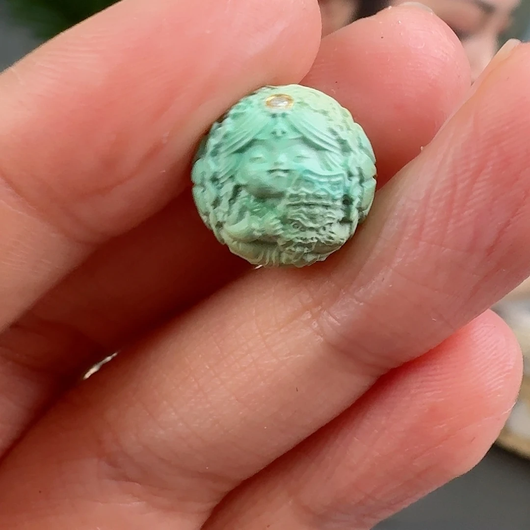 绿松石珠宝奇石未镶嵌