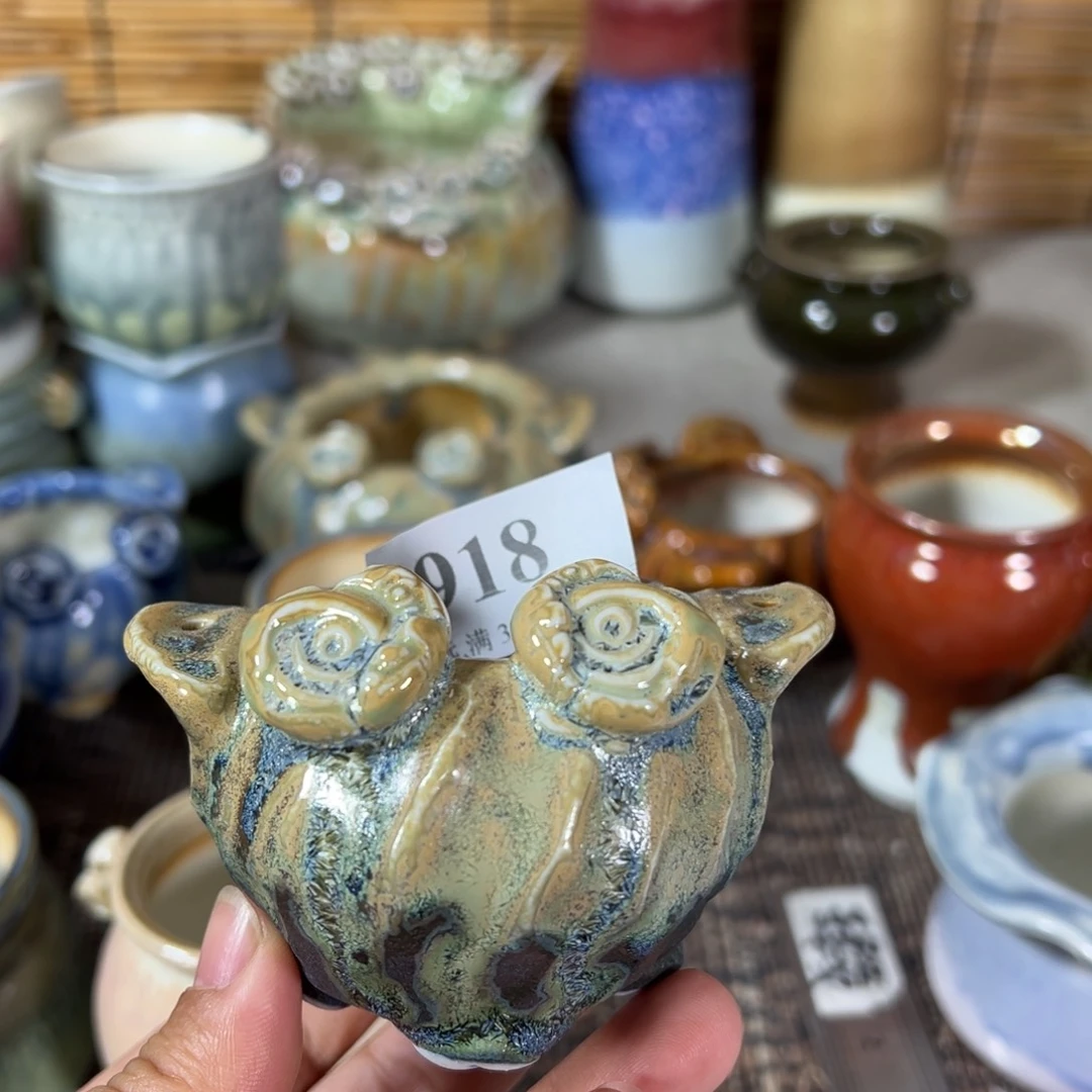 红陶景德镇手工花盆