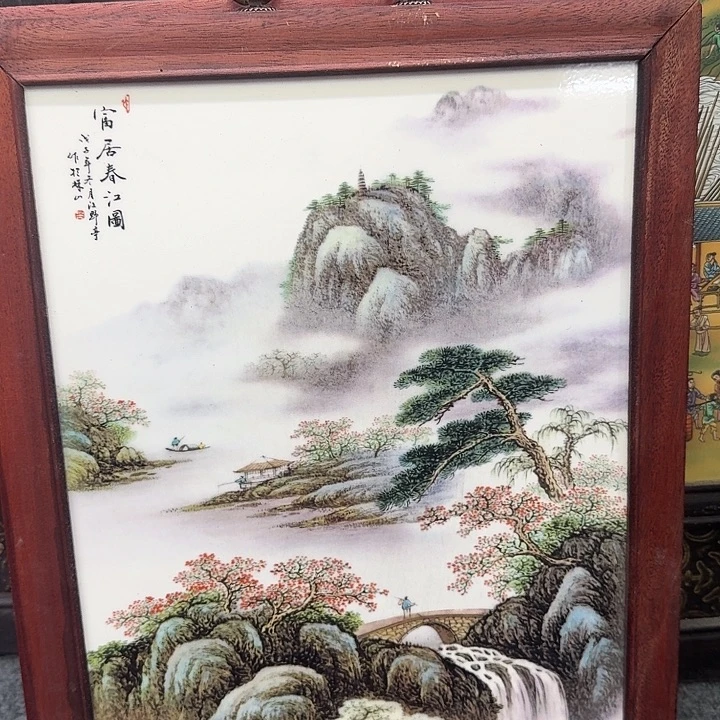 摆件瓷板画瓷板画