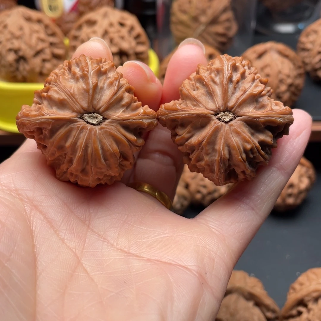 栋***把件文玩核桃磨盘40