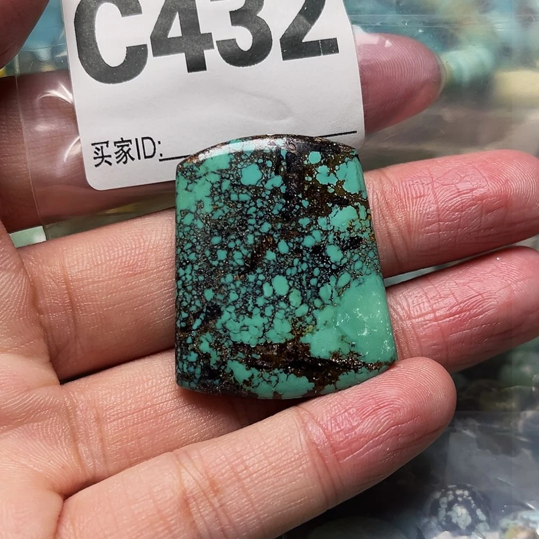 绿松石配饰未镶嵌D***高配饰