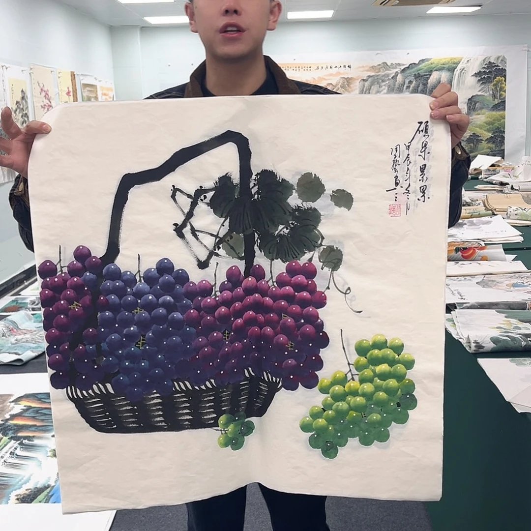 国画宣纸国画纯手绘作品