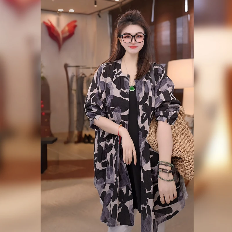 【Linda姐高端线】春夏新款时尚轻奢通勤宽松气质衬衫AS5SCS0007