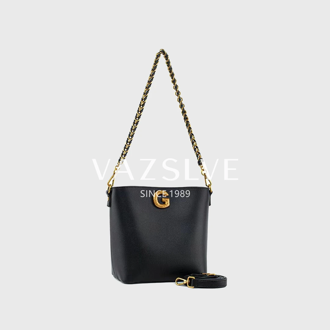 【VAZSLVE/全新奢品】捡漏 秋冬轻奢斜挎包QYX-81775-黑色