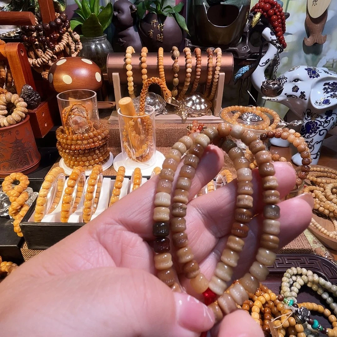 手串龙脊菩提果缤纷手持特