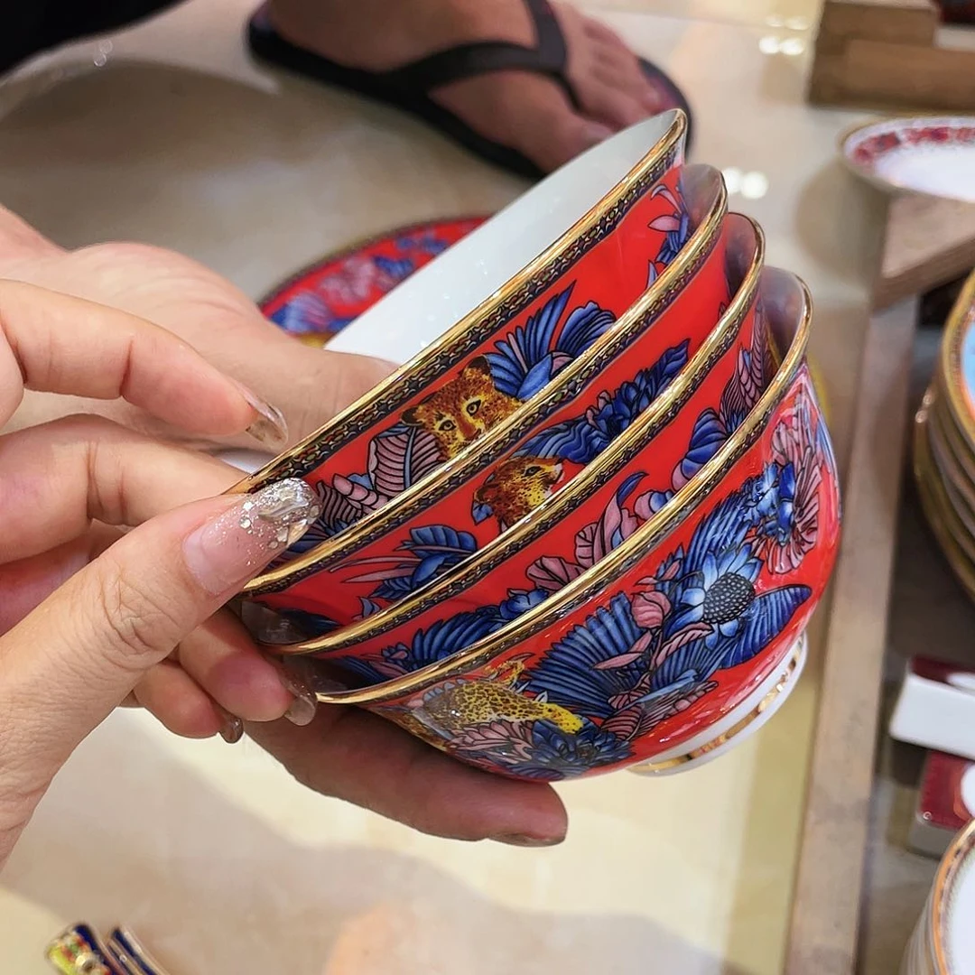 瓷片甜****虫陶瓷餐具套装聚拢正品包邮新款