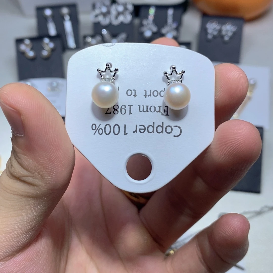 未镶嵌淡水珍珠耳饰