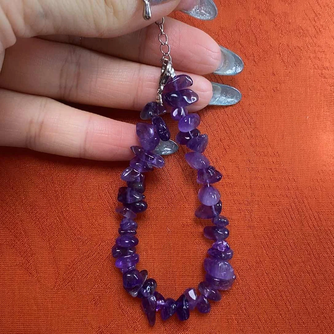 紫晶手绳未镶嵌手串