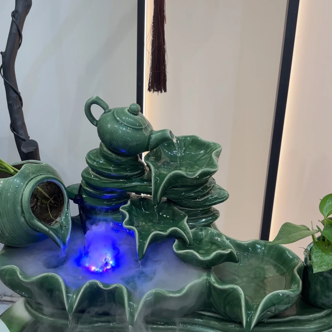 陶瓷中版福气满满摆件