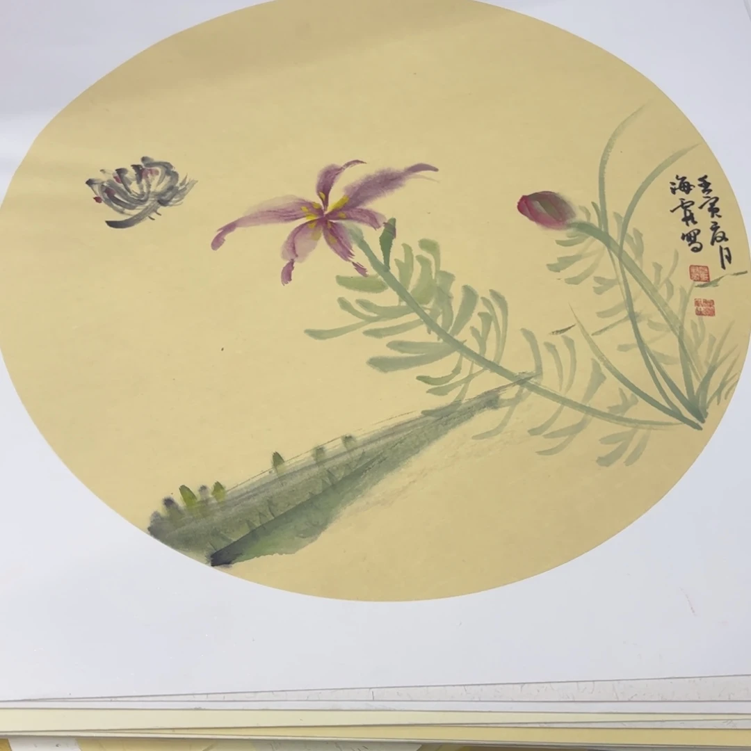 国画50-50卡纸作品艺