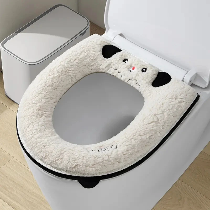 马桶垫冬季防水加厚马桶坐垫家用坐便垫圈拉链式四季通用马桶套垫