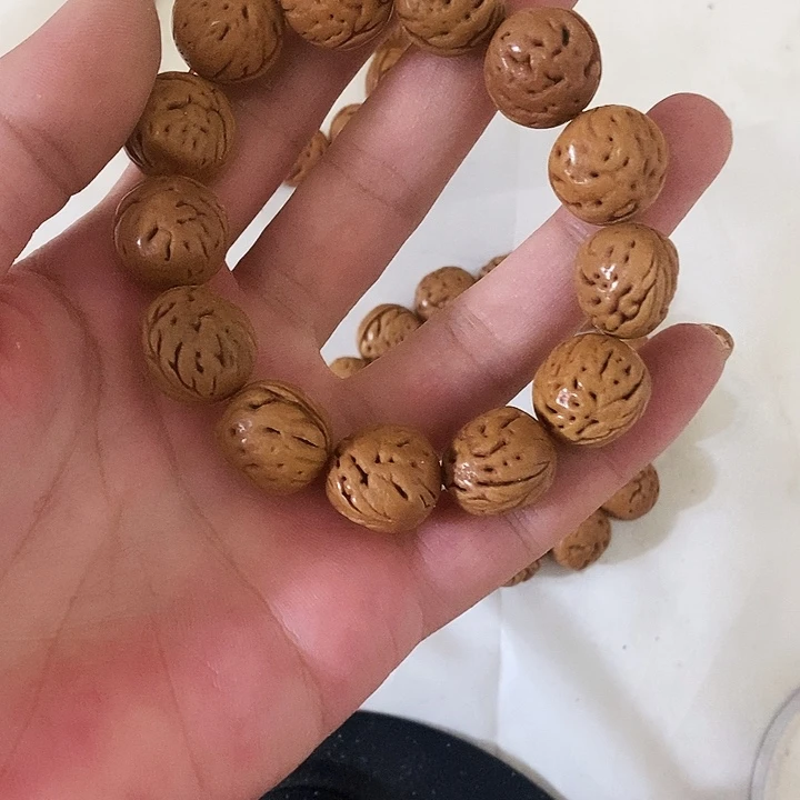 榜***哥核桃手串/手链桃枭手串抛光款…………