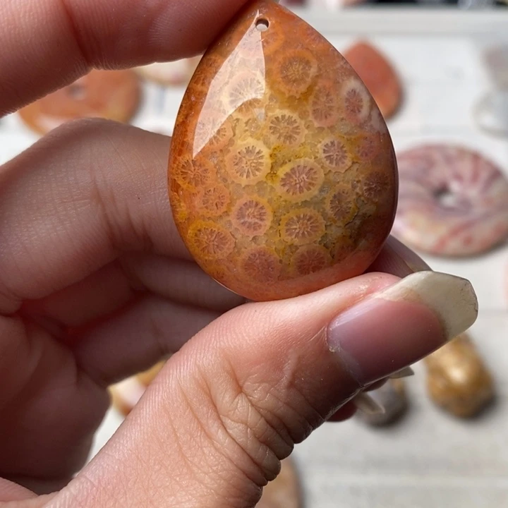 硅化玉颈饰未镶嵌Y****o