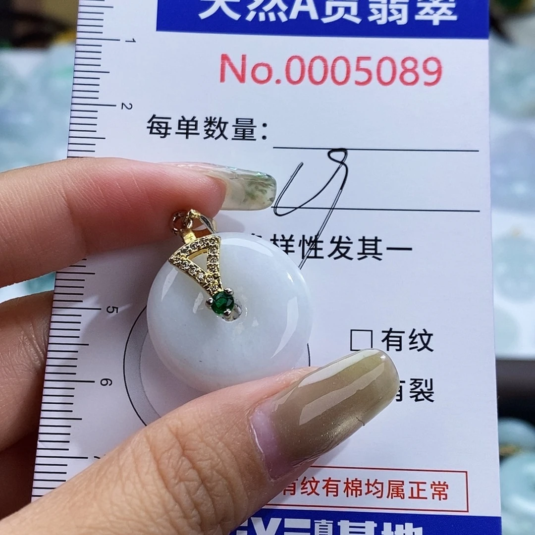 翡翠未镶嵌颈饰5089