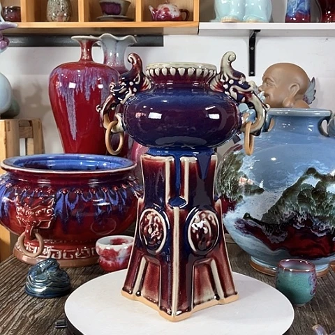 瓷片神垕镇钧瓷艺术