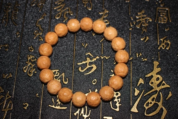 纯手工原生态毕业级橘皮纹手感好猴头核桃手串13mm左右