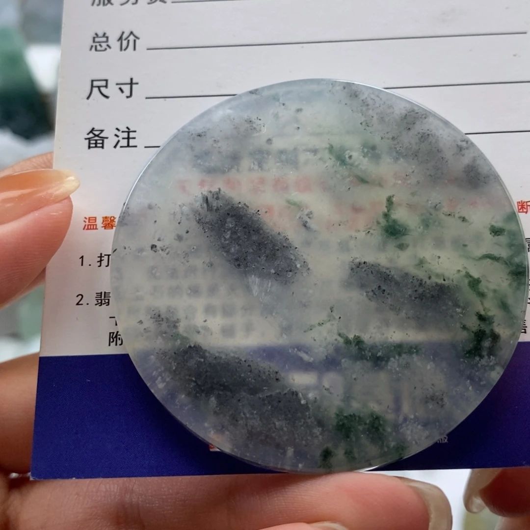 ↑****定制翡翠未镶嵌毛货无鉴赏期
