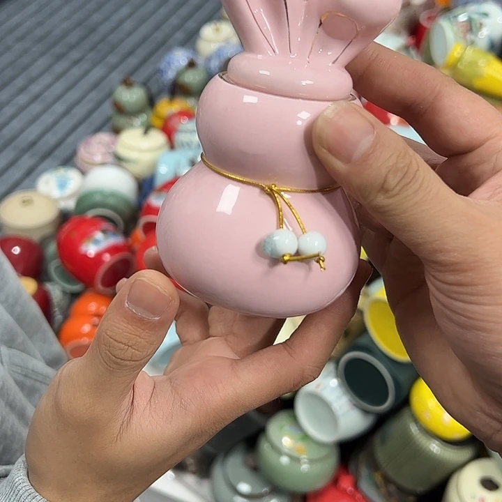 茶叶罐陶瓷家用储物罐瑕疵福利品介意勿拍