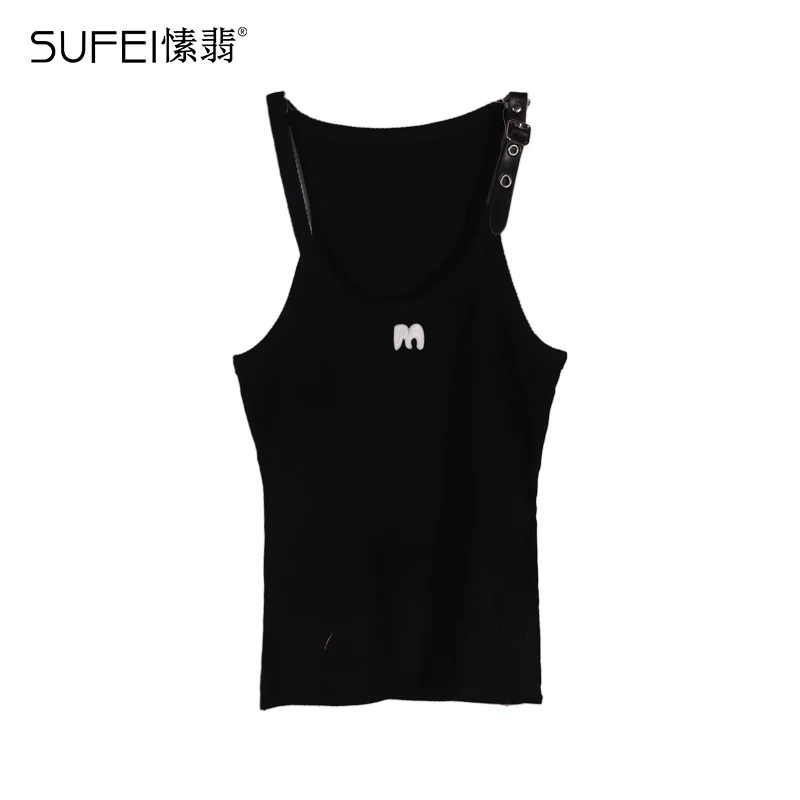 SUFEI/愫翡S52TX0543A 夏季新款简约纯色背心 0543