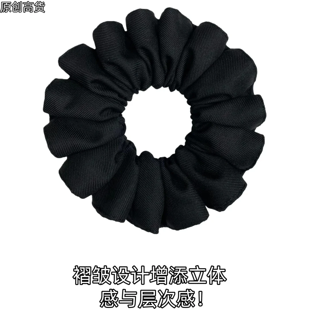 西装面料多褶皱中肠圈肥肠圈发圈发绳简约甜美